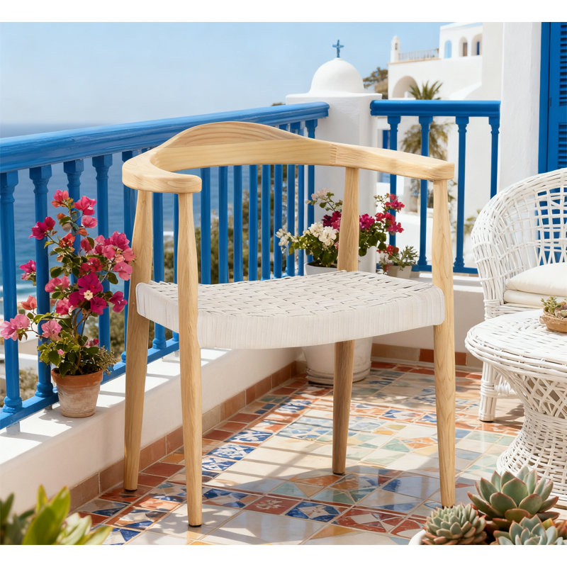 Chaise de salle à manger avec accoudoirs
