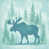 Light Blue Medium Green