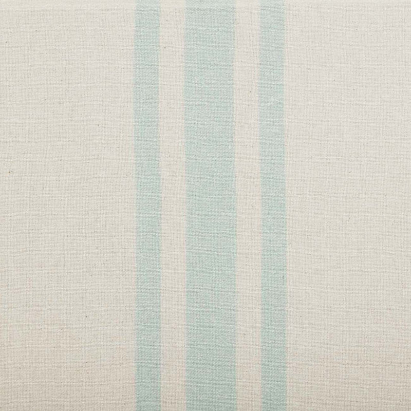 Cantonnière Dermot, L 72 po x L 16 po, Turquoise et crème
