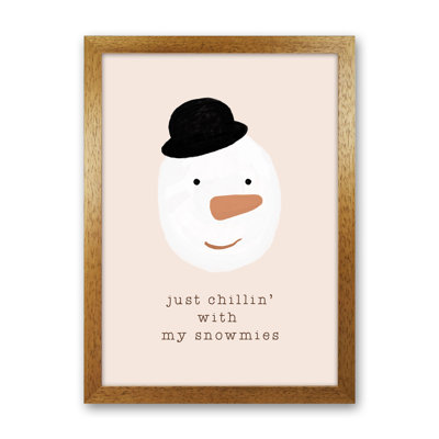 Chilling with My Snowmies by Orara 1 Piece Wall Art