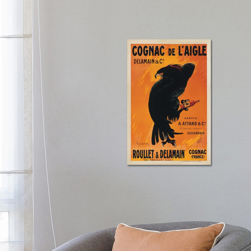 Cognac De L'Aigle by Leonetto Cappiello - Wrapped Canvas Print, 66.04 cm H x 45.72 cm W x 1.91 cm D