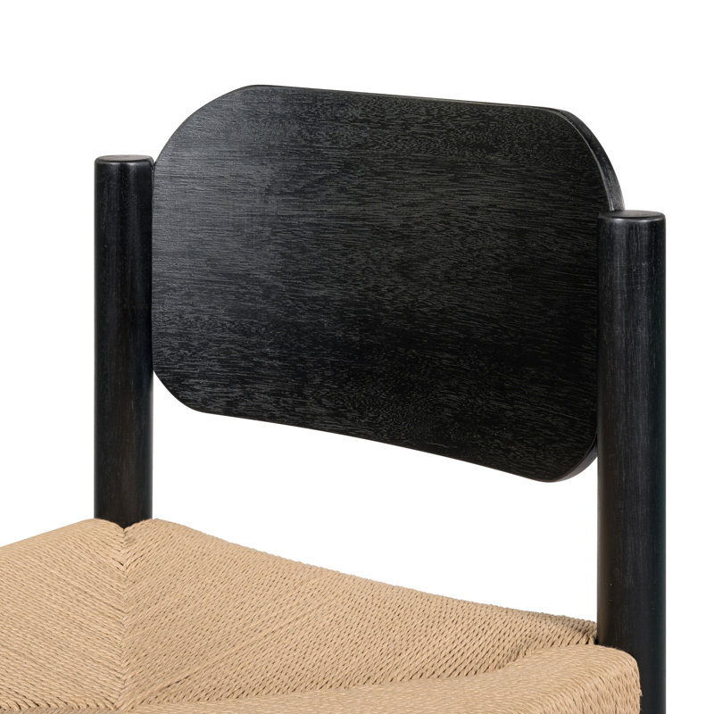 Ensemble de 2 chaises de salle à manger en bois pour la cuisine sans accoudoirs