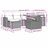 Vidaxl Garden Sofa Set Black, Cream White