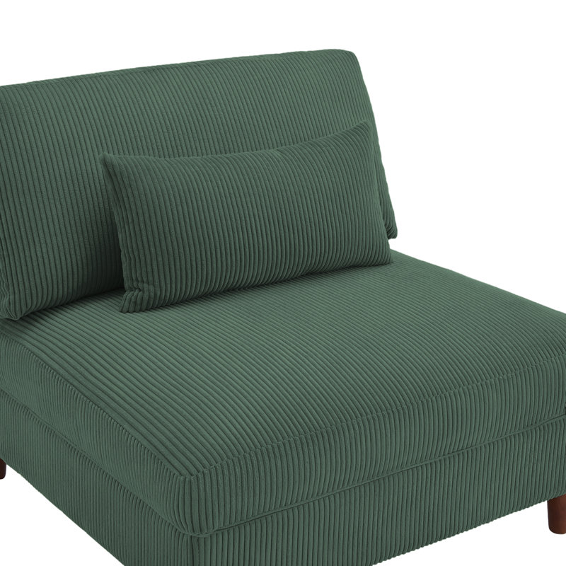 Seemab Modular Corner Sofa, Hunter Green