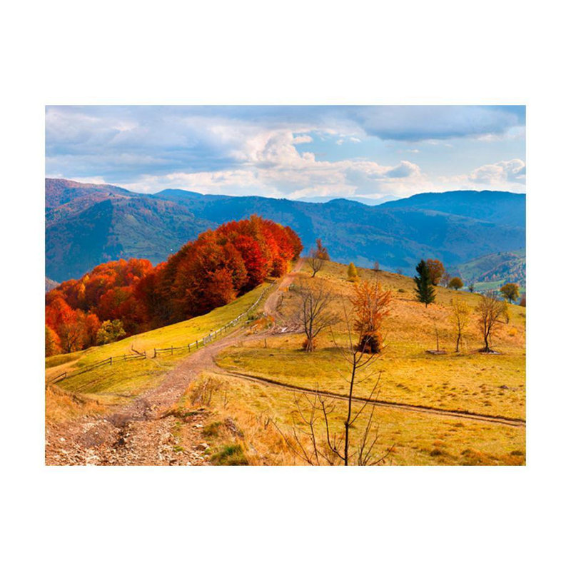 Murale datilus paysage d'automne dans les Carpates, L 90 po x l 118 po