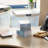 Wham Clip 14L Square Plastic Storage Boxes with Secure Clip Lock Lids. L:29 x W:29 x H:26cm Clear/Stone/Slate Grey-2009211932