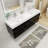 Hartsock Double Bathroom Vanity with Acrylic Top-1064852142
