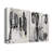 Grey Scribbles I-Premium Gallery Wrapped Canvas -Ready to Hang