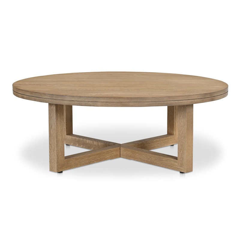 Joel Solid Wood Coffee Table, Natural