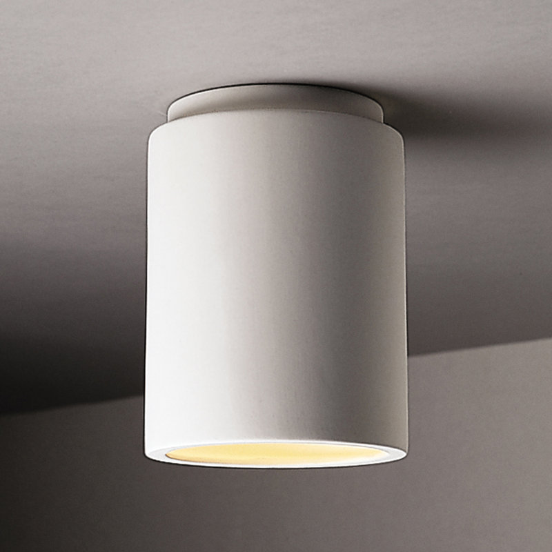 Aayansh Outdoor Flush Mount, Bisque, LED (Integrated)