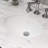 MEJE 13.4 " Ceramic Oval Bathroom Sink and Overflow Hole