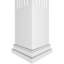 Colonne en PVC cannelée, carrée et couronnée Craftsman Classic-36091002-118304418