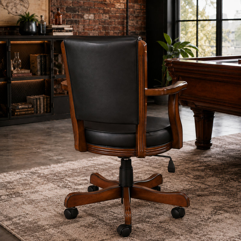 Maynes High-Back Game Chair , Chestnut