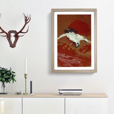 Flying Crane - Picture Frame Painting Print