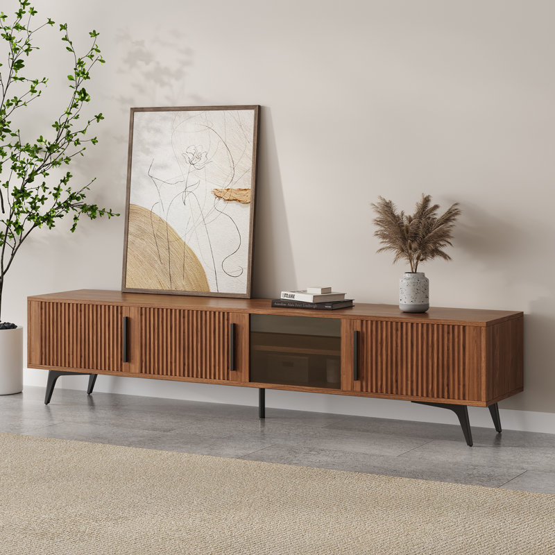 Meuble télé 78,7 po Mid-Century Modern