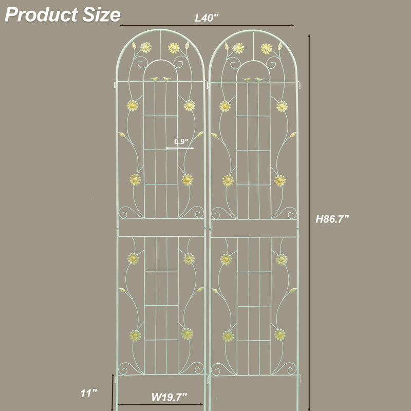 Brodey H 86,7 x l 40, Blanc