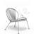 Patio Furniture Set 3 Pieces, Shell Shape Garden Bistro Set-2027691483
