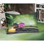 Drap-housse et coussin décoratif à thème Ambesonne Spa, vert pomme et fuchsia-106790922