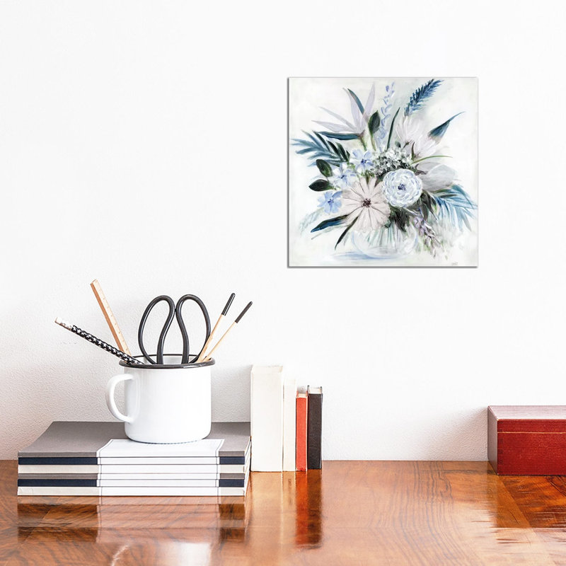 Blue Tropicana II By Marilyn Dunlap - Wrapped Canvas Graphic Art by Marilyn Dunlap - Wrapped Canvas Gallery-Wrapped Canvas Giclée