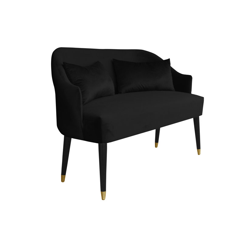 Emi 2 Seater Sofa, Black