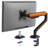 ARES WING Single Monitor Arm Desk Mount RGB Light