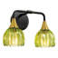 Luminaire de meuble-lavabo moderne 21 "avec abat-jour en verre pétale vert-899511062-898368479