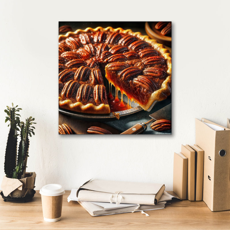 Toile épique Graffiti «Pecan Pie» par Rey Klimt, 18 po x 18 po, H 18 po x l 18 po
