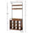Coat Rack, Hall Tree with Shoe Rack for Entryway, 3-in-1 Entryway Coat Rack and Storage Rack, with 7 Hooks, a Hanging Rod