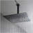16" Matte Black Bathroom Luxury shower head