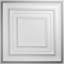Panneau mural blanc 19,625 "H x 19,625"
