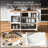 Versatile Kitchen Island with Foldable Counter, Storage, and Wheels for Enhanced Space and Functionality-330245570