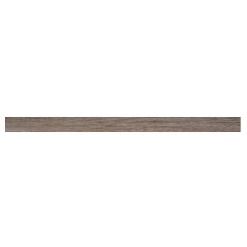 Nez de marche affleurant 0,75 po x L 94 po x l 2,75 po, Gris du domaine