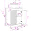 Single Bathroom Vanity with Ceramic Basin-1379808427