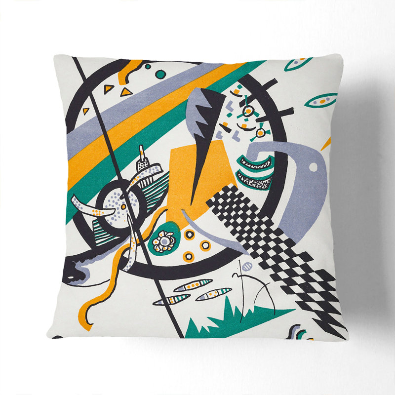 Small Worlds IV Square Throw Cushion, 40cm H x 40cm W x 15cm D