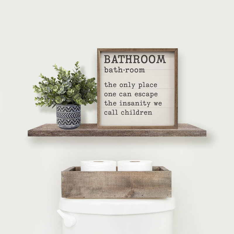 Définition de salle de bain - blanc, H 16 po x l 16 po