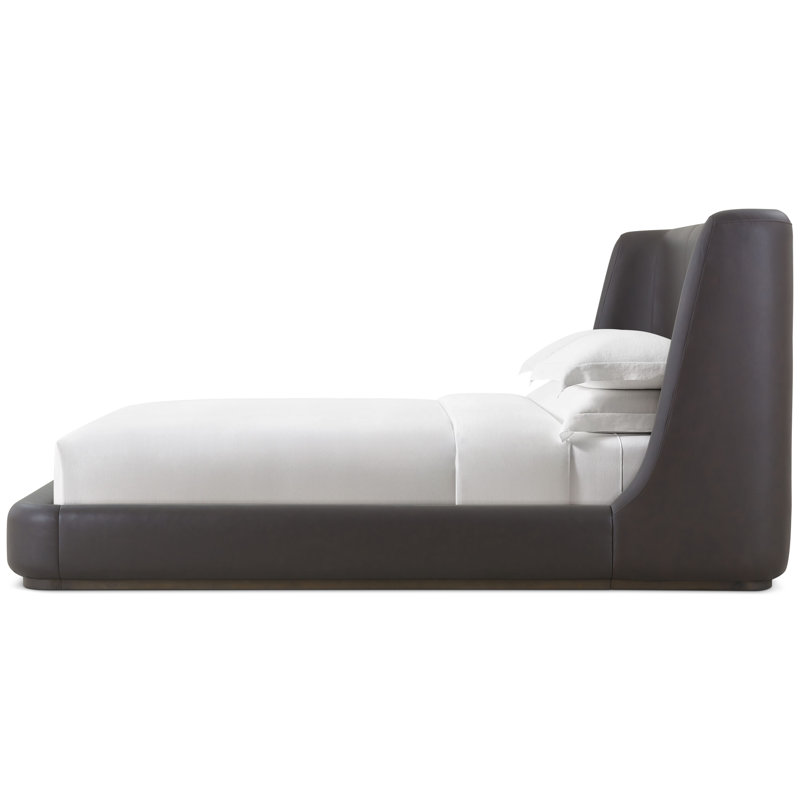 Lisbon Upholstered Wingback Bed, Queen