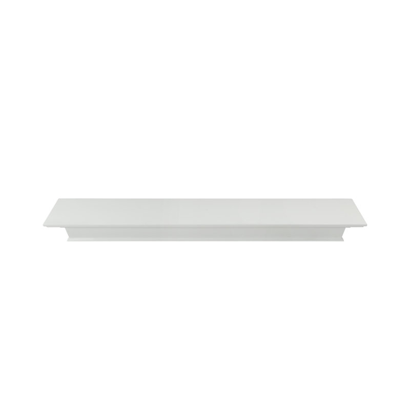 Tablette de manteau de cheminée Henry, 72 po, Blanc