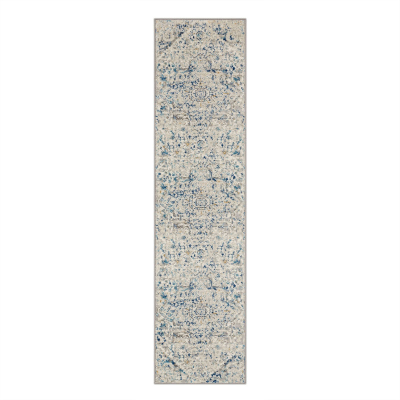 Tapis bleu Castor, Tapis de couloir 2 pi x 10 pi