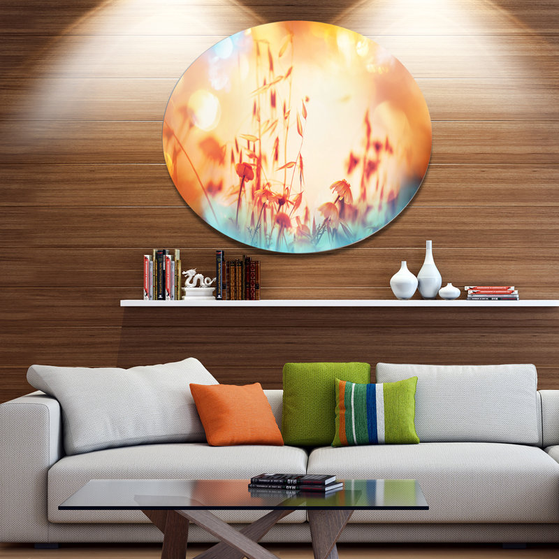 « magnifique little summer look view », impression, H 11 po x l 11 po x P 1 po, Métal