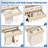 60'' Closet System with Tower Shelves for Walk-In Closet, Laundry Organizer With Hanging Rods-109906165