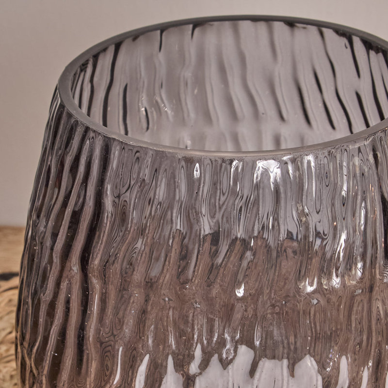 Glass Tabletop Candle Accessories, Grey
