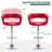Modern PU Leather Swivel Adjustable Barstool with Hollow Back and Arms, Upholstered Airlift Counter Height Bar Chair for Kitchen Dining-115227952-121522605