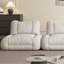 Canapé modulaire droit en tofu crème-990594157
