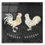 «Le Coq Cameo Sq No Words» par Courtney Prahl