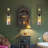 Wall Lamp With Candle Holder