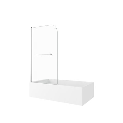 Installation en nickel brossé 55 po x 60 po x H 60 po à double porte de douche coulissante en aluminium brossé avec cadre en alliage d'aluminium, verre trempé de 1/4 po (6 mm) avec membrane antidéflagrante, installation facile