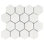 Carreau de mosaïque en marbre nid d'abeille en marbre 3 po x 3 po Eastern