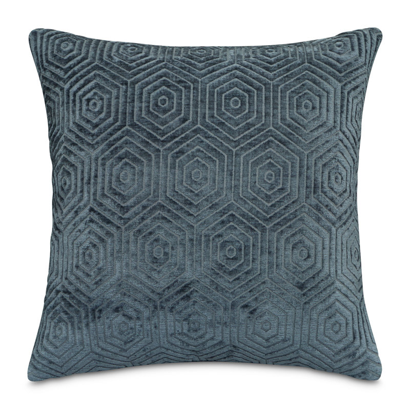 Explorer Sutter Pillow Cover & Insert, 19" H x 19" W, Pacific, Square