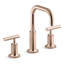 Purist® Widespread Faucet with Drain Assembly Low Lever Handles and Low Gooseneck Spout-638729335