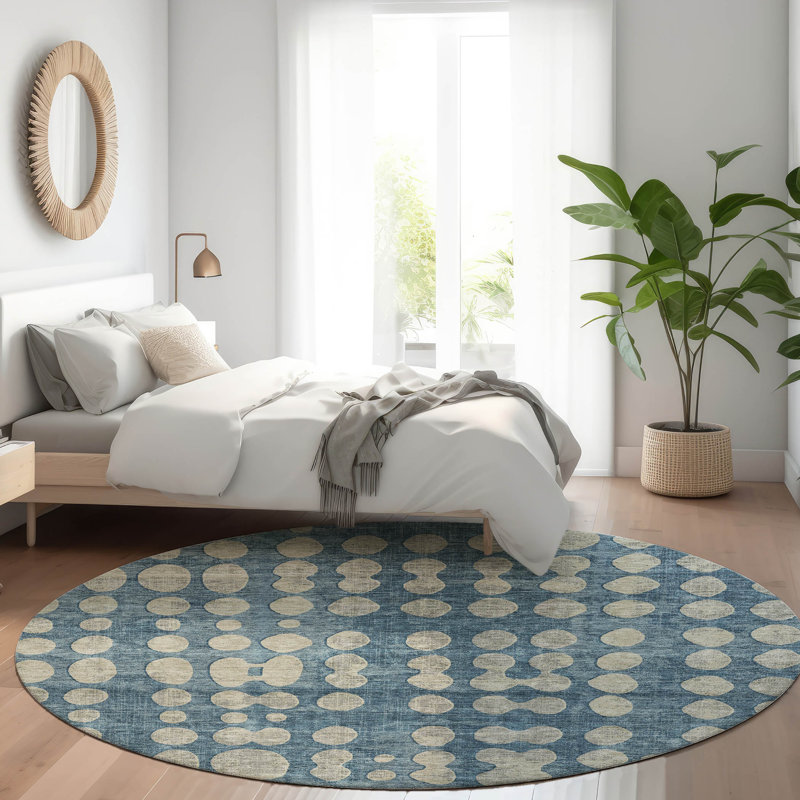 Zaden Indoor / Outdoor Rug, Round 8'